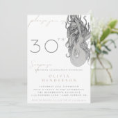 Adult Mermaid ANY Surprise Birthday Invitation 招待状 (スタンド正面)