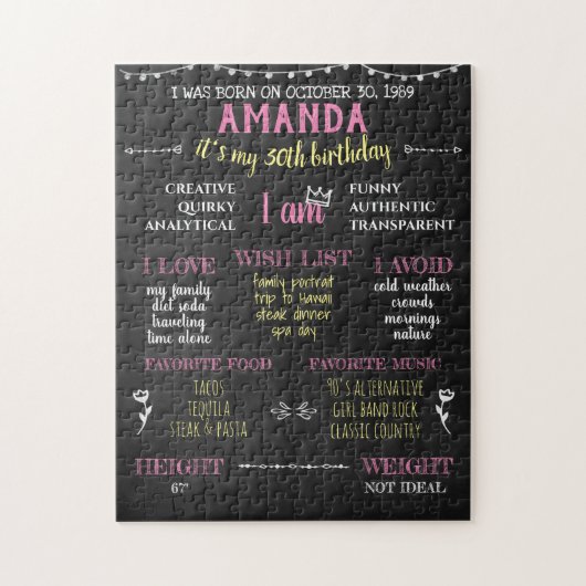 Adult Milestone Birthday Funny ジグソーパズル (縦)