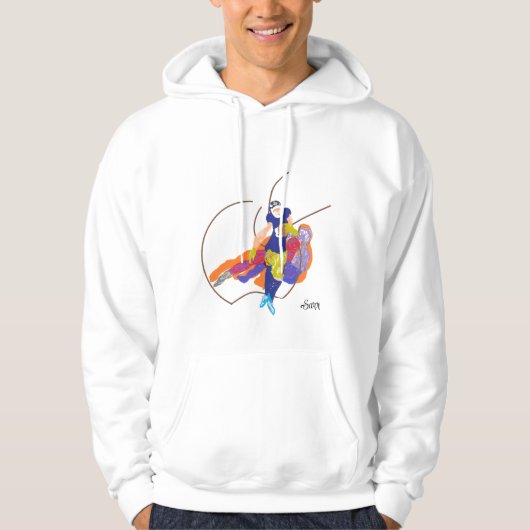 Adult Pullover Hoodie : Touchdown パーカ (正面)