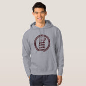 Adult RAUC hoodie - Maroon logo パーカ (正面フル)