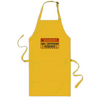  Adult Supervision Apron ロングエプロン