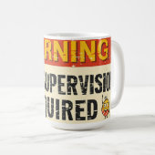 Adult Supervision Coffee Mug コーヒーマグカップ (正面右)