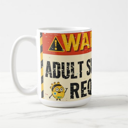 Adult Supervision Coffee Mug コーヒーマグカップ (左)