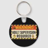  Adult Supervision Keychain キーホルダー (正面)