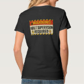 Adult Supervision Women's Shirt Tシャツ (裏面)