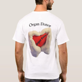 Adult woman and men hand hold a red heart, health tシャツ