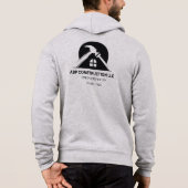 Adult Zip Up Business logo front and back-ABP パーカ (裏面)