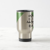 Adultingが堅い|の上品のタイポグラフィであるのでコーヒー トラベルマグ (中央)