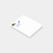 Adulting: highly overrated. Fun Balloon Bear Quote ポストイット (アングル)