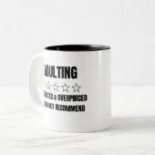 Adulting Overpriced overrared would not recommend ツートーンマグカップ (正面左)