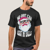 Adults Christmas Pun Santa No One Can Resist My Ba Tシャツ (正面)