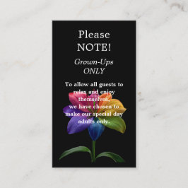 🌈 Adults only wedding エンクロージャーカード