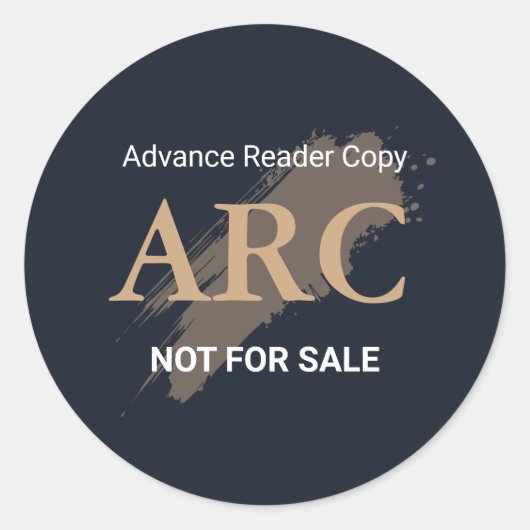 Advance Reader Copy ARC 書籍非売品 ラウンドシール (正面)