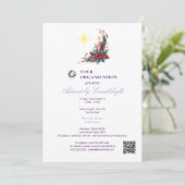 Advent by Candlelight Women Ministry P Christmas 招待状 (スタンド正面)