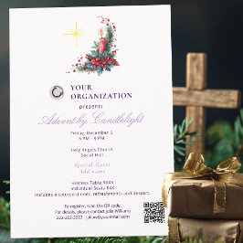 Advent by Candlelight Women Ministry P Christmas 招待状