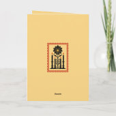 Advent Hope, Peace, Joy, and Love Stylized Design カード (裏面)