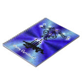 Adventance, Christmas Artdeco on Blue Green Rainbo ノートブック (左側)