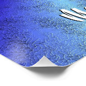 Adventance, Christmas Artdeco on Blue Green Rainbo ポスター (コーナー)