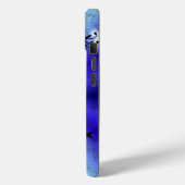 Adventance, Christmas Artdeco on Blue Green Rainbo Case-Mate iPhoneケース (裏面 / 左)
