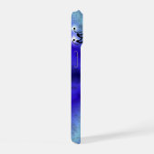 Adventance, Christmas Artdeco on Blue Green Rainbo iPhone 15ケース (右側面)