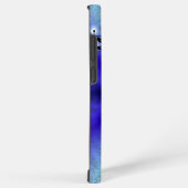 Adventance, Christmas Artdeco on Blue Green Rainbo Samsung Galaxyケース (右側面)