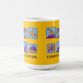 adventure コーヒーマグカップ (中央)