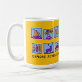 adventure コーヒーマグカップ (左)