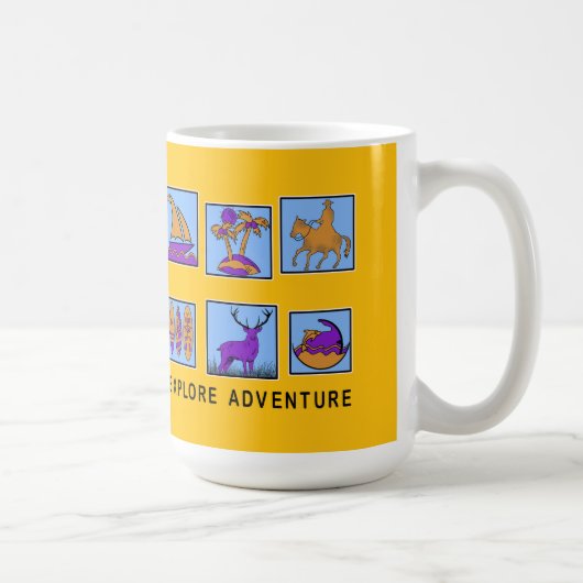 adventure コーヒーマグカップ (右)