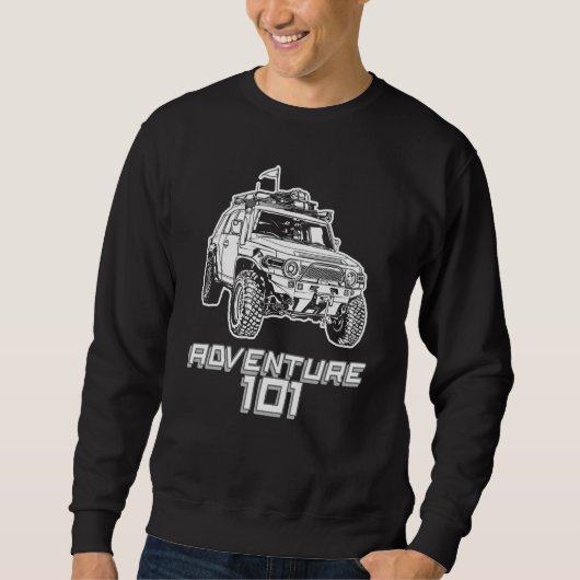Adventure 101 Fj Cruiser スウェットシャツ (正面)