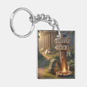 Adventure Acrylic Keychain – BYO Marshmallows Fun キーホルダー (正面左)