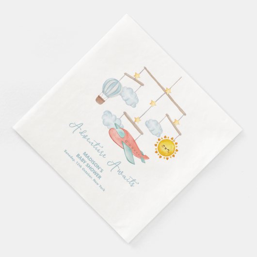 Adventure Airplane Hot Air Balloon Baby Shower  (コーナー)