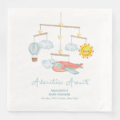 Adventure Airplane Hot Air Balloon Baby Shower  (正面)