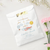 Adventure Airplane Hot Air Balloon Baby Shower  フェイバーバッグ (封をした状態)