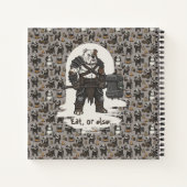 adventure American Bulldog gladiator dog T-Shirt ノートブック (裏面)