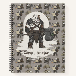 adventure American Bulldog gladiator dog T-Shirt ノートブック