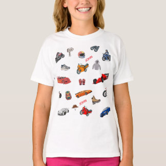 Adventure and Racing Enthusiast Peel and Stick  Tシャツ