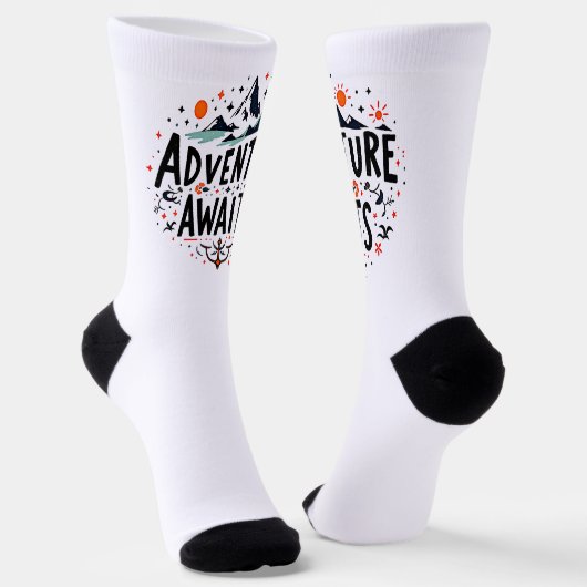 Adventure Awaits ソックス (傾斜あり)