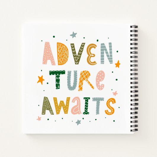 Adventure Awaits ノートブック (裏面)