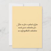 Adventure Awaits 招待状 (裏面)