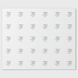 Adventure awaits 1st birthday name date planeretro ラッピングペーパー