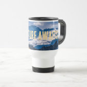 Adventure awaits Bergpanorama Thermotasse トラベルマグ (正面右)