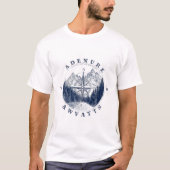Adventure Awaits Compass Tシャツ (正面)