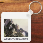 Adventure Awaits. Fantasy landscape キーホルダー (裏面)