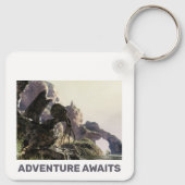 Adventure Awaits. Fantasy landscape キーホルダー (裏面)