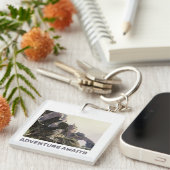 Adventure Awaits. Fantasy landscape キーホルダー (正面右)