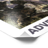 Adventure Awaits. Fantasy landscape フォトプリント (角)