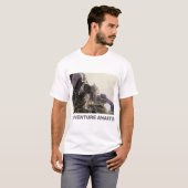 Adventure Awaits. Fantasy landscape Tシャツ (正面フル)