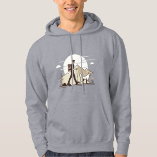  Adventure Awaits - Hiker and Dog パーカ