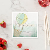 Adventure Awaits Hot Air Balloon スタンダードカクテルナプキン (インサイチュ)