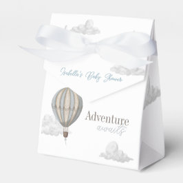 Adventure Awaits Hot Air Balloon Boy Baby Shower フェイバーボックス